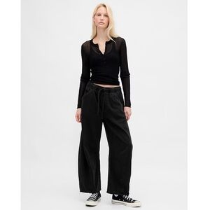 GAP Black Barrel Pants